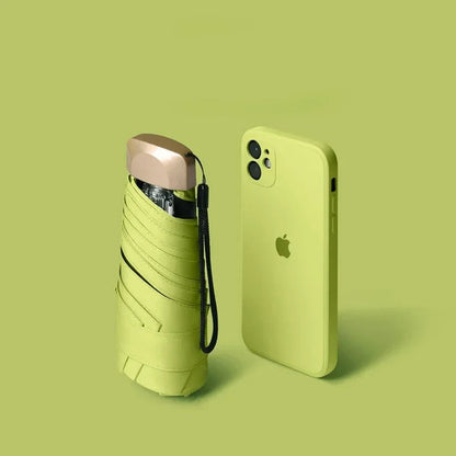 Opvouwbare Mini-Paraplu Solara – Compact, UV-bescherming & Windbestendig