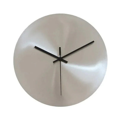 Minimalistisch RVS Wandklok - Stille Quartz Beweging