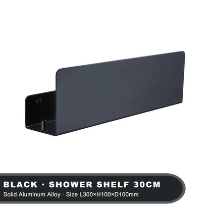 Aluminium Wandplank Badkamer - Moderne Organizer met Schroefbevestiging