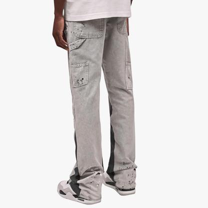 UrbanVibe Spijkerbroek – Relaxed Fit met Verfvlekken en Streetlook