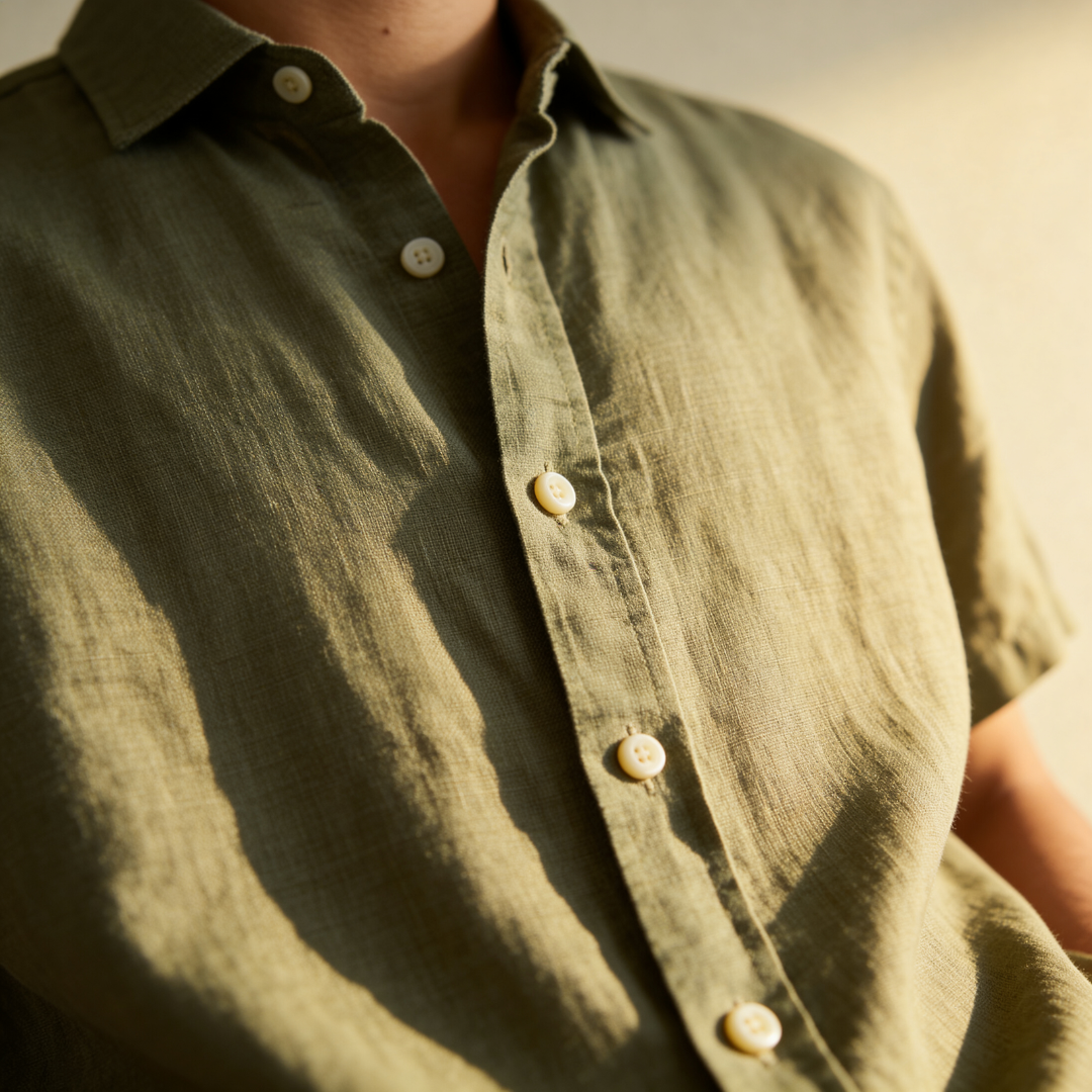Zomeroverhemd Korte Mouw Luchtig - Casual Comfort