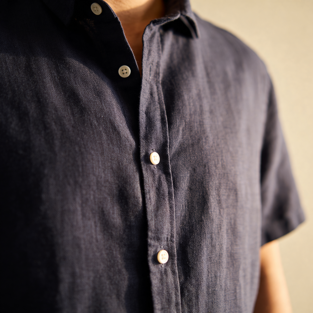 Zomeroverhemd Korte Mouw Luchtig - Casual Comfort