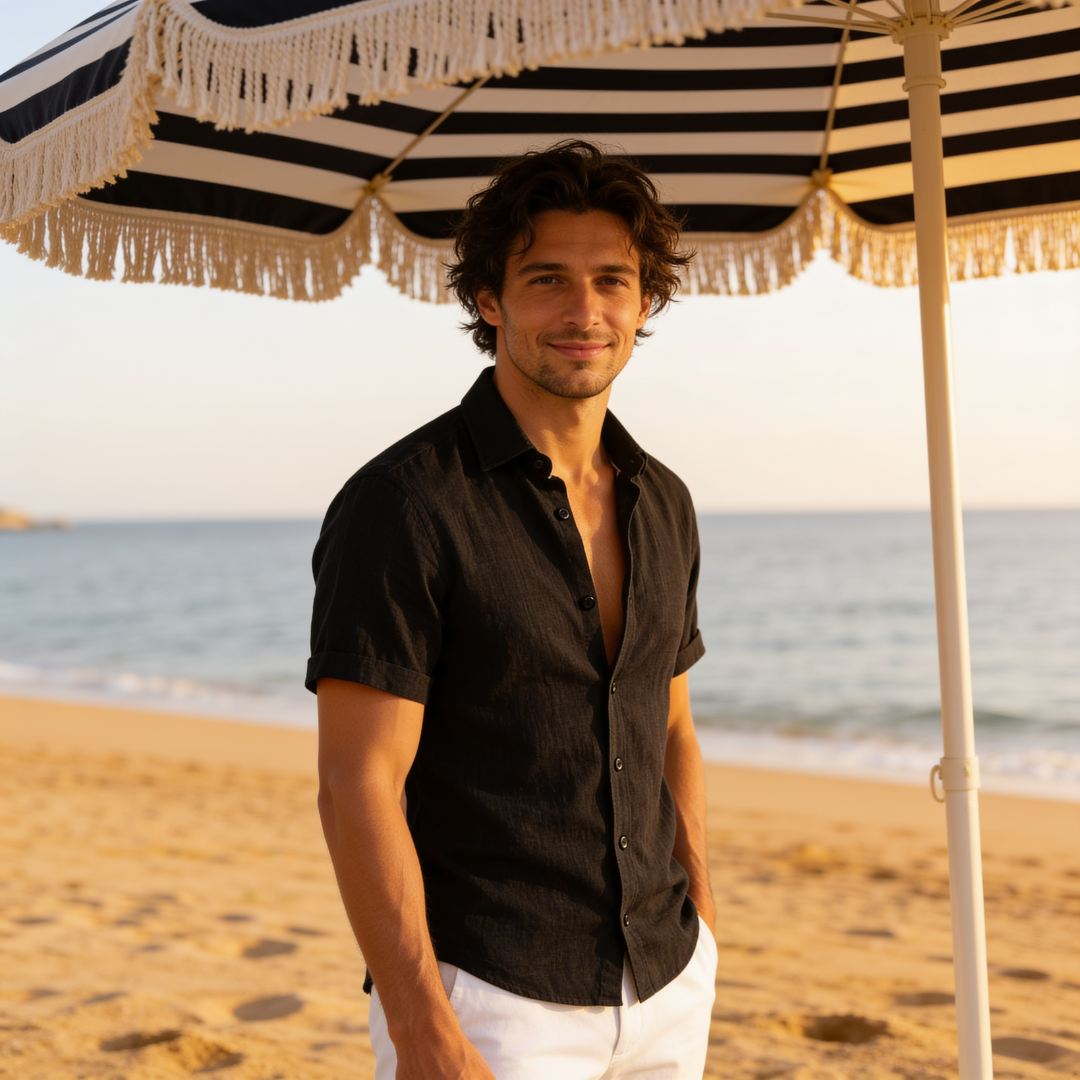 Zomeroverhemd Korte Mouw Luchtig - Casual Comfort