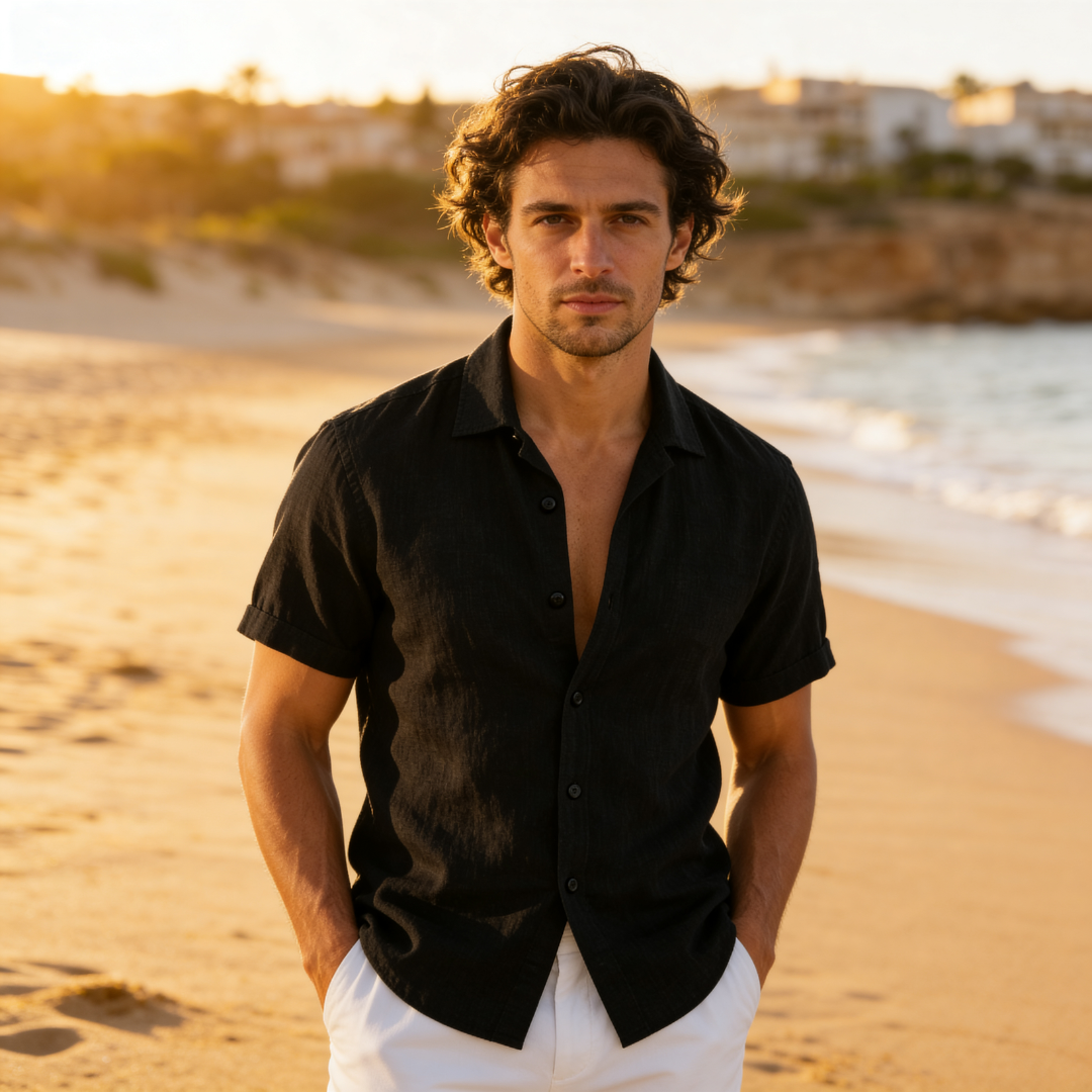 Zomeroverhemd Korte Mouw Luchtig - Casual Comfort