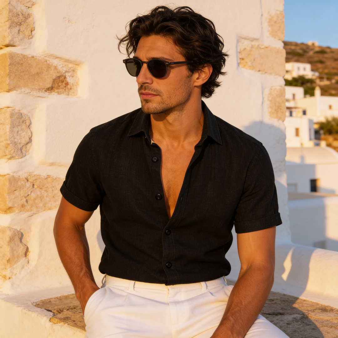 Zomeroverhemd Korte Mouw Luchtig - Casual Comfort