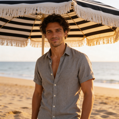 Zomeroverhemd Korte Mouw Luchtig - Casual Comfort