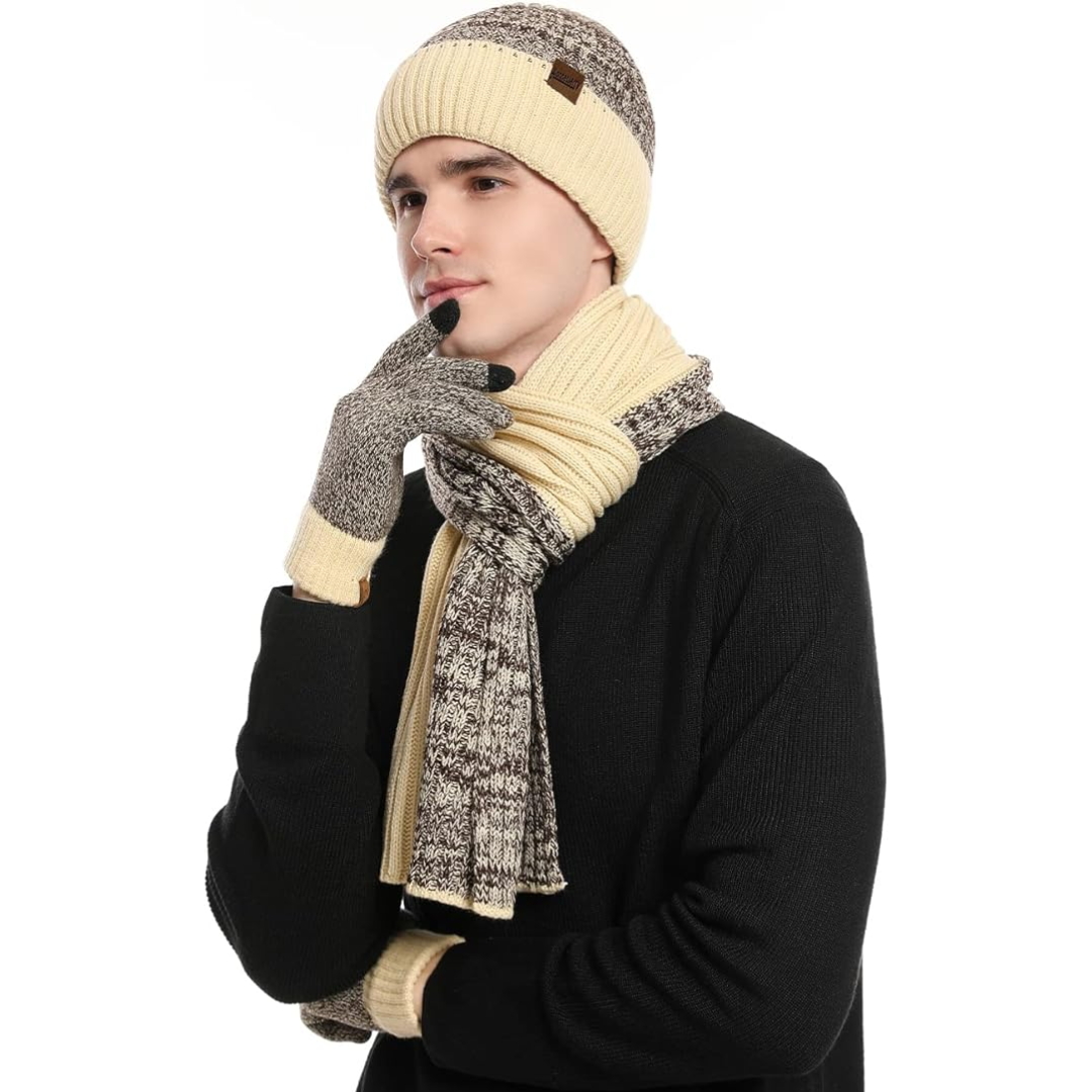 Heren Wintermuts & Handschoenen Set - Victor