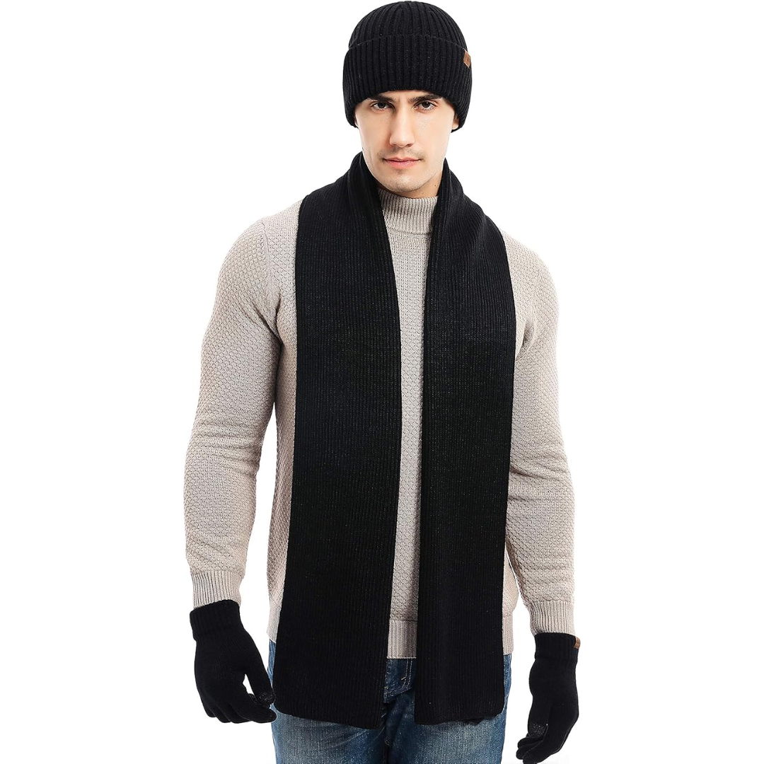 Heren Wintermuts & Handschoenen Set - Victor