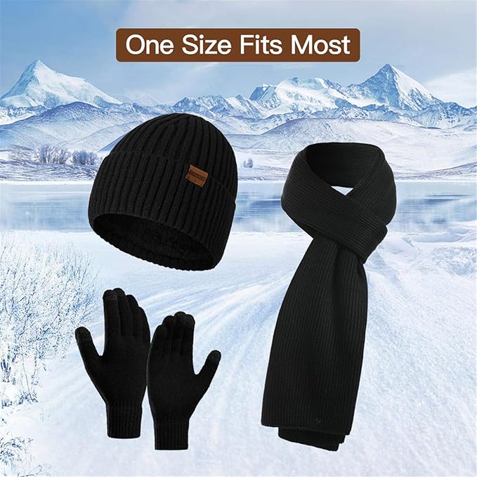 Heren Wintermuts & Handschoenen Set - Victor
