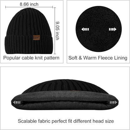 Heren Wintermuts & Handschoenen Set - Victor