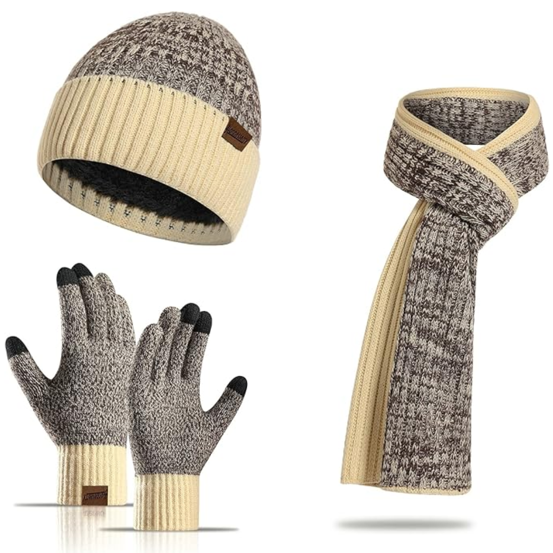 Heren Wintermuts & Handschoenen Set - Victor