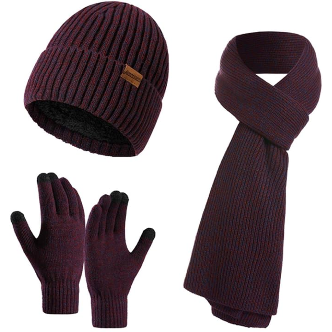 Heren Wintermuts & Handschoenen Set - Victor