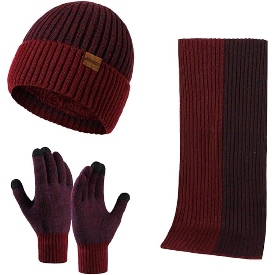 Heren Wintermuts & Handschoenen Set - Victor