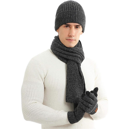 Heren Wintermuts & Handschoenen Set - Victor