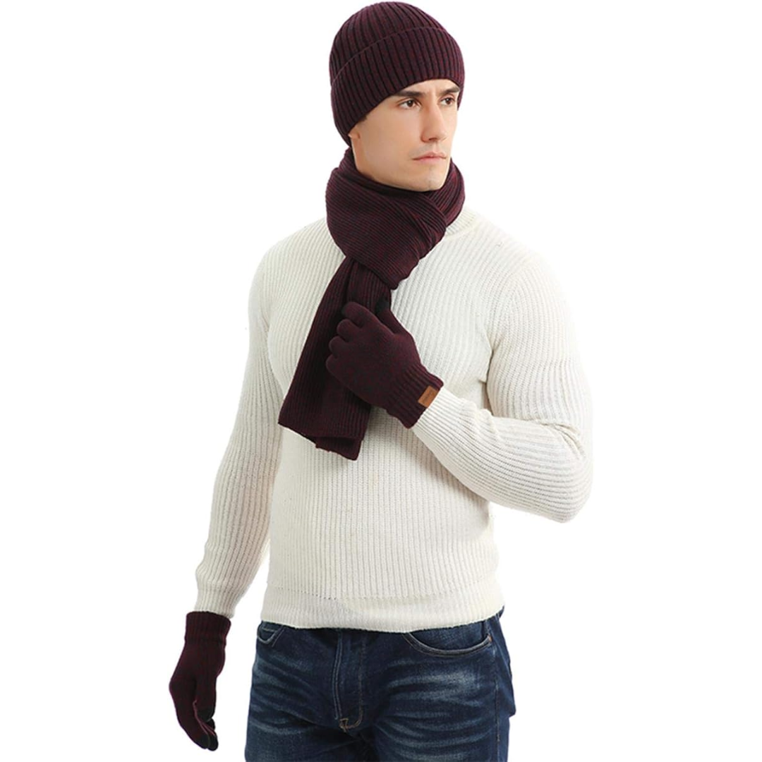 Heren Wintermuts & Handschoenen Set - Victor