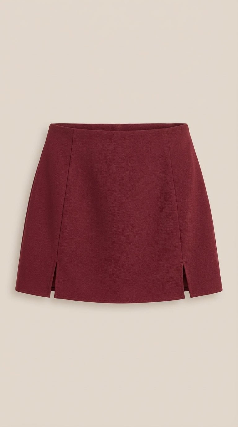 Zijspleet Minirok High Waist Dames Zomer Casual