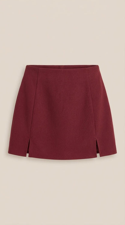 Zijspleet Minirok High Waist Dames Zomer Casual