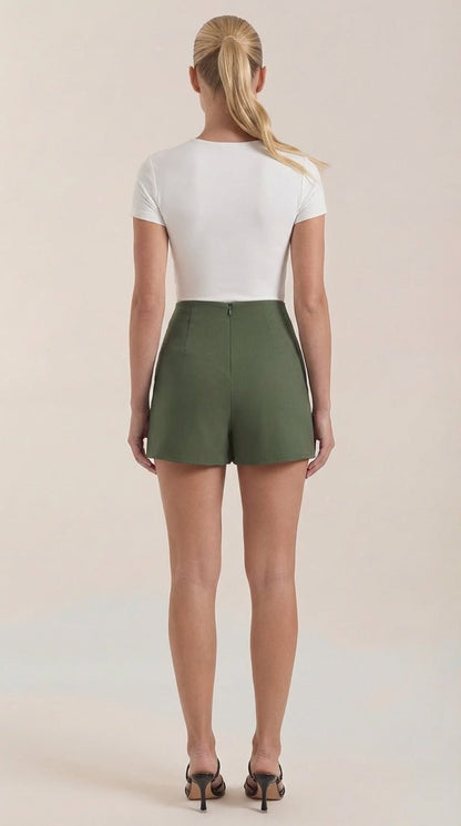 Zijspleet Minirok High Waist Dames Zomer Casual