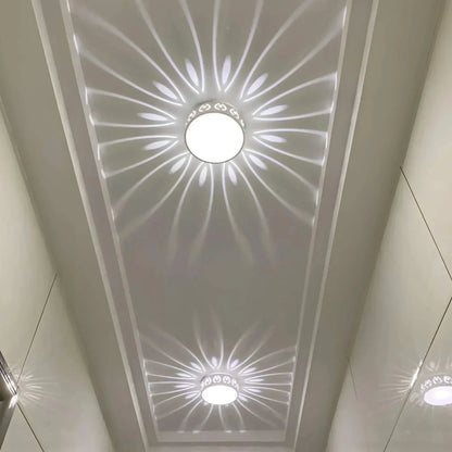 Kristal Elegance Plafondlamp - Modern Design voor Hal, Ingang en Balkon