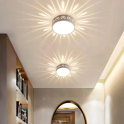 Kristal Elegance Plafondlamp - Modern Design voor Hal, Ingang en Balkon