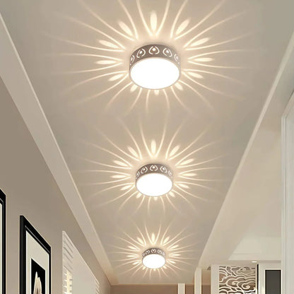 Kristal Elegance Plafondlamp - Modern Design voor Hal, Ingang en Balkon