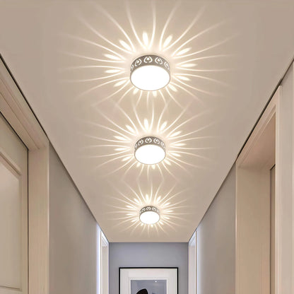 Kristal Elegance Plafondlamp - Modern Design voor Hal, Ingang en Balkon