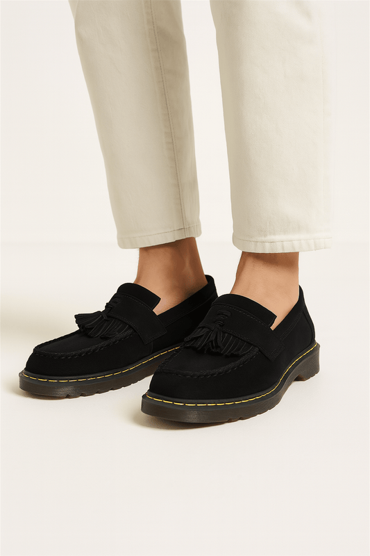 Suède Look Herenschoenen – Klassieke Loafers met Kwasten & Comfortzool