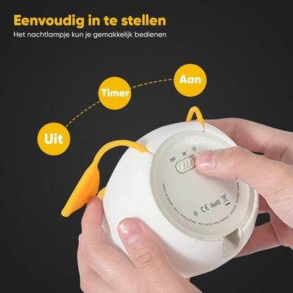 SoftGlow Night Light for Children's Room with Dimmer and Timer