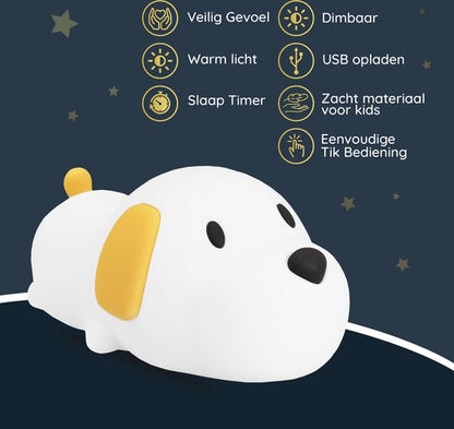 SoftGlow Night Light for Children's Room with Dimmer and Timer