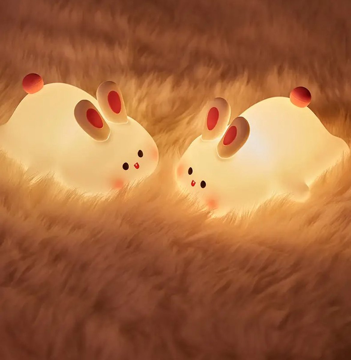 SoftGlow Night Light for Children's Room with Dimmer and Timer