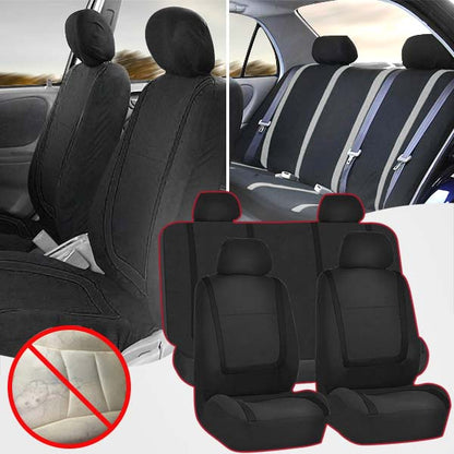 ComfortSeat 9-delige Auto Stoelhoezen Set – Universeel, Ademend & Wasbaar