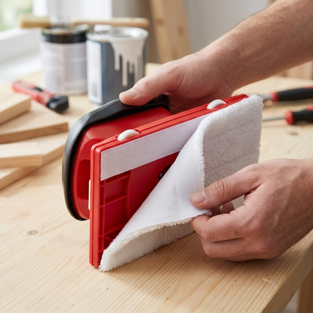 Verfroller vervangingsset voor kantgereedschap | Set van 2