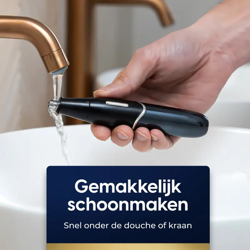 TrimPro Neus- en Wenkbrauwtrimmer met LCD-scherm en IPX6 Waterproof Ontwerp