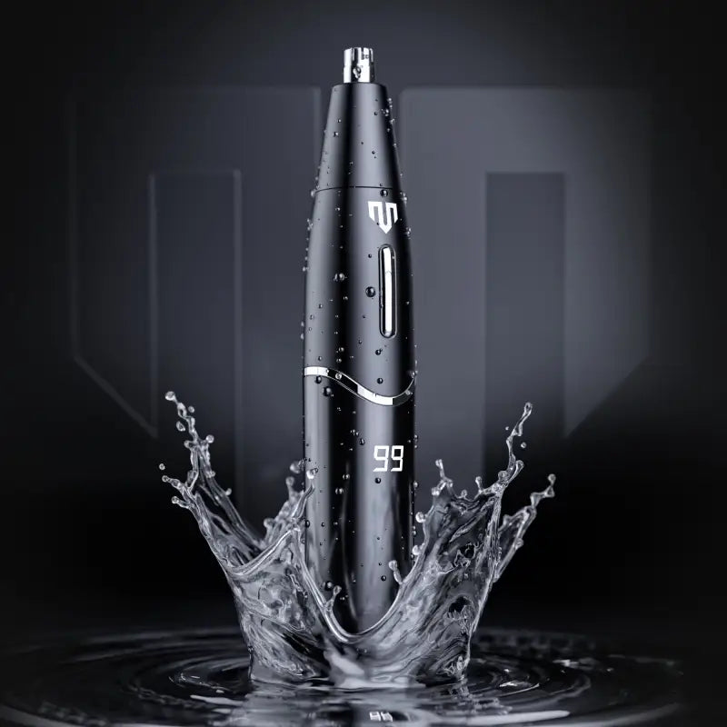 TrimPro Neus- en Wenkbrauwtrimmer met LCD-scherm en IPX6 Waterproof Ontwerp