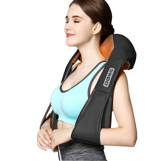 RelaxPro Massagekussen – Shiatsu Warmtekussen voor Nek, Schouders en Rug
