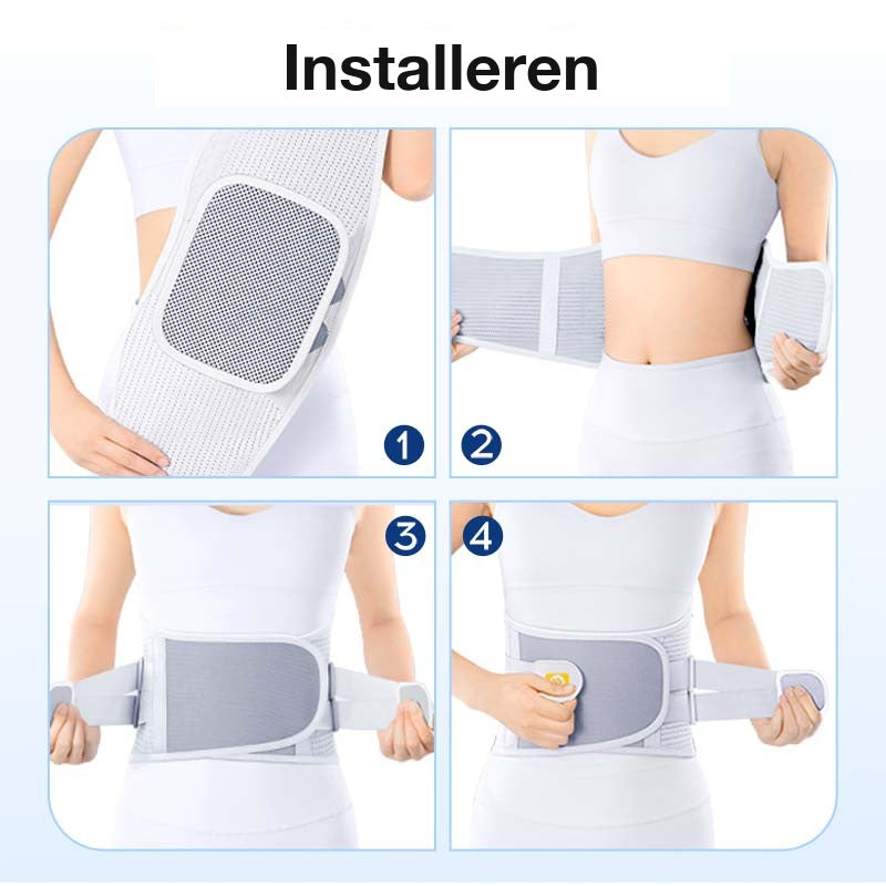 Verstelbare Lumbale Rugsteunriem met 360° Compressie