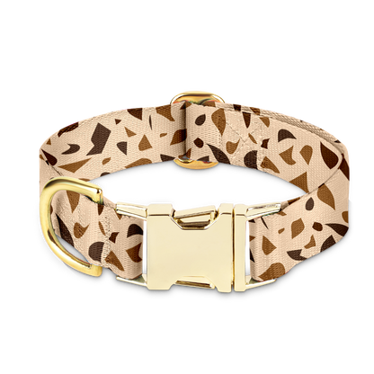 Luxe TerraStyle Hondenhalsband met Gouden Sluiting