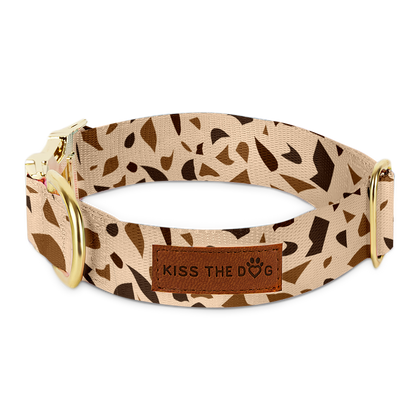 Luxe TerraStyle Hondenhalsband met Gouden Sluiting