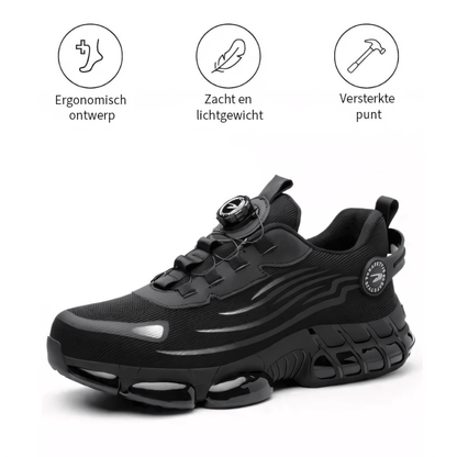 SteunStep Veiligheidsschoenen – Ergonomisch & Ademend voor Werkcomfort