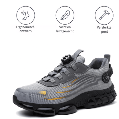 SteunStep Veiligheidsschoenen – Ergonomisch & Ademend voor Werkcomfort
