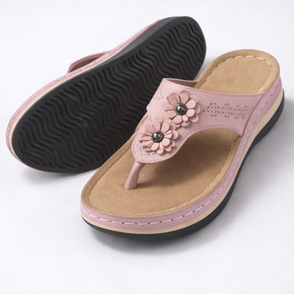 Dames Comfort Slippers met Antislipzool en Brede Pasvorm