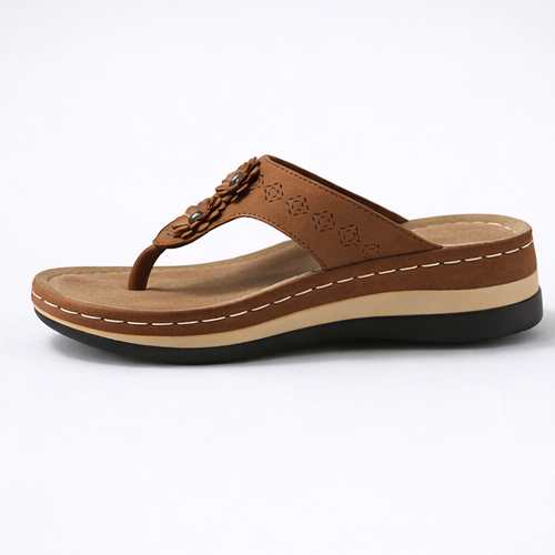 Dames Comfort Slippers met Antislipzool en Brede Pasvorm