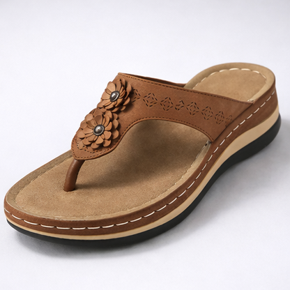 Dames Comfort Slippers met Antislipzool en Brede Pasvorm