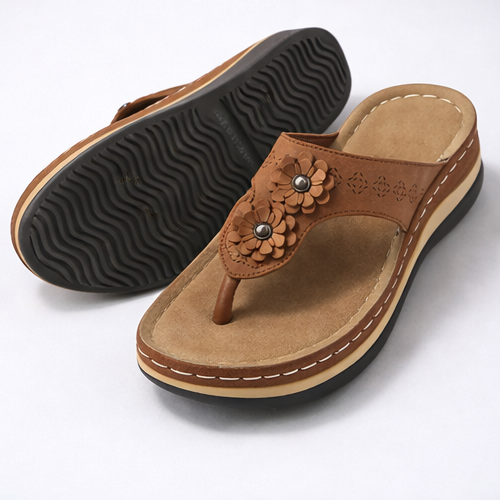 Dames Comfort Slippers met Antislipzool en Brede Pasvorm