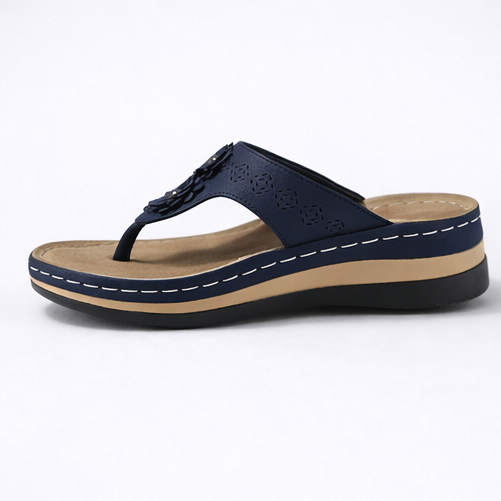 Dames Comfort Slippers met Antislipzool en Brede Pasvorm