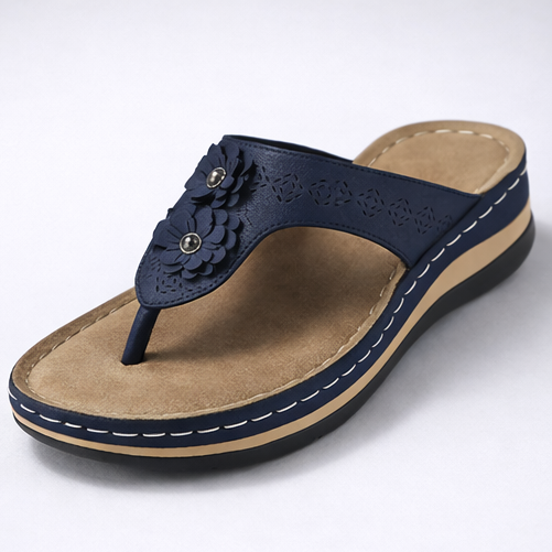 Dames Comfort Slippers met Antislipzool en Brede Pasvorm