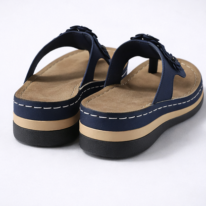 Dames Comfort Slippers met Antislipzool en Brede Pasvorm
