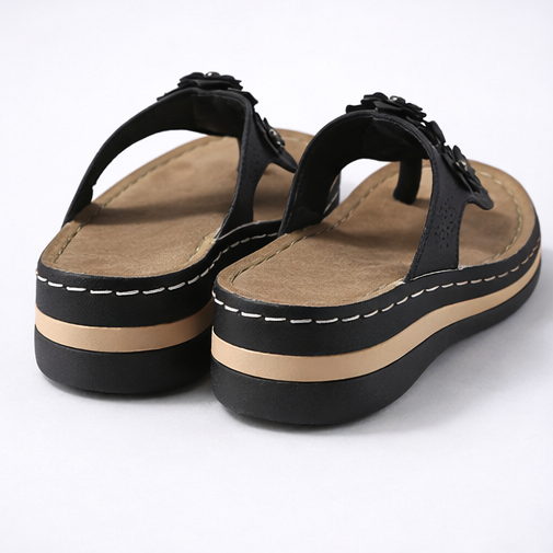 Dames Comfort Slippers met Antislipzool en Brede Pasvorm
