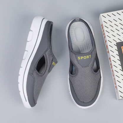Comfort Mesh Instapslippers voor Heren – Ademend – Brede Pasvorm – EVA Zool