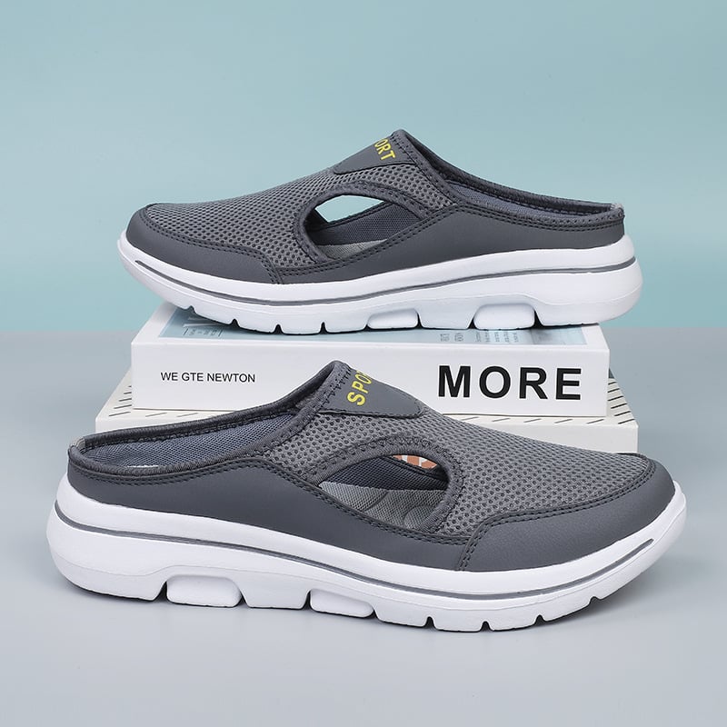 Comfort Mesh Instapslippers voor Heren – Ademend – Brede Pasvorm – EVA Zool